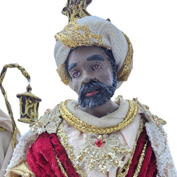 nacimiento lienzado rojo