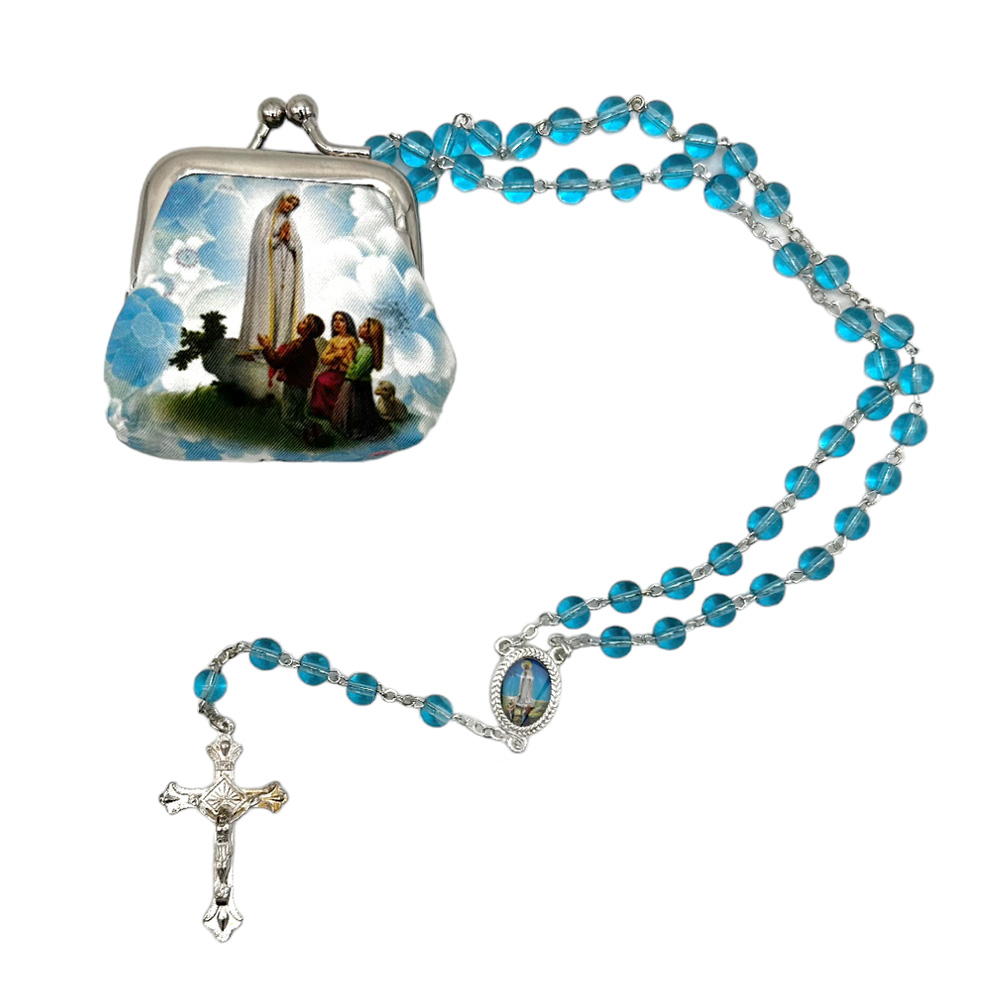rosariera con rosario virgen de fatima