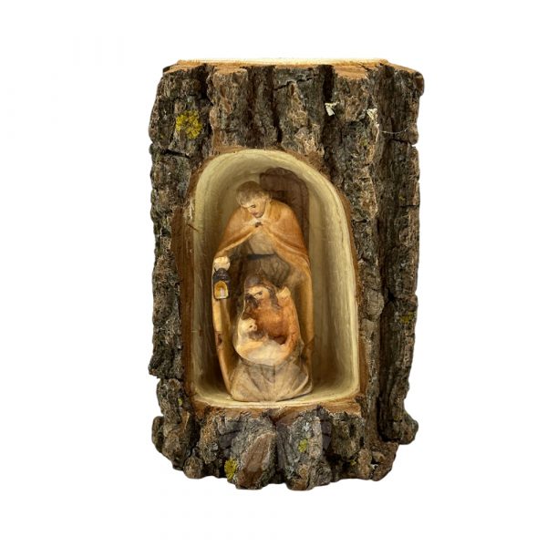 tronco de madera sagrada familia