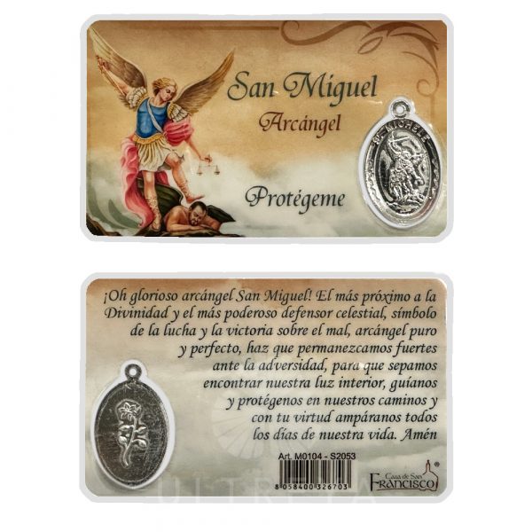 estampita san miguel