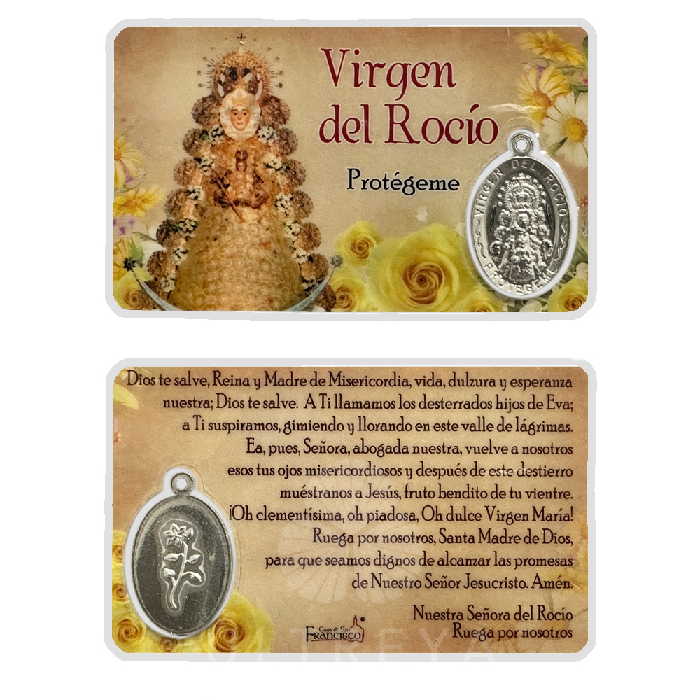 estampita virgen del rocio