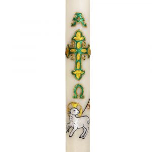 cirio pascual cruz verde cordero