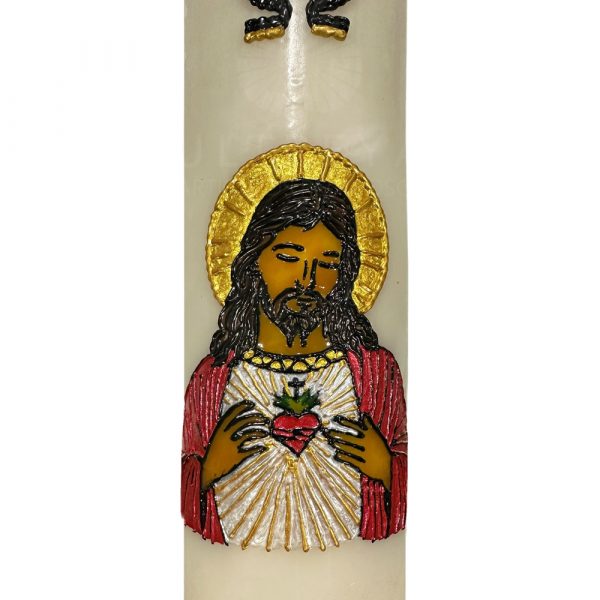 cirio pascual sagrado corazon de jesus