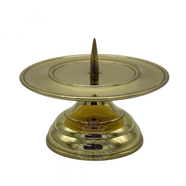 candelero de bronce con pincho