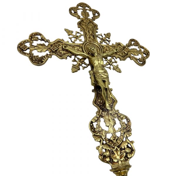cruz procesional bronce