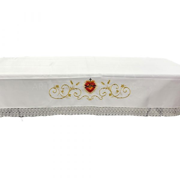 mantel de altar corazon