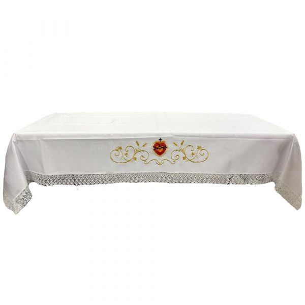 mantel de altar corazon
