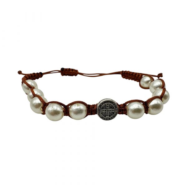 pulsera san benito perlas