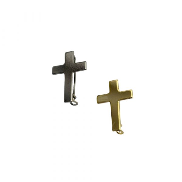 cruz de solapa con alfiler