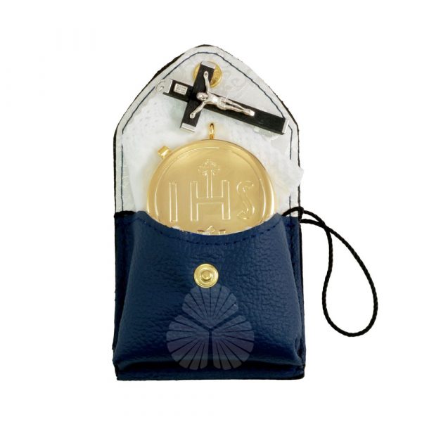 estuche portaviático azul