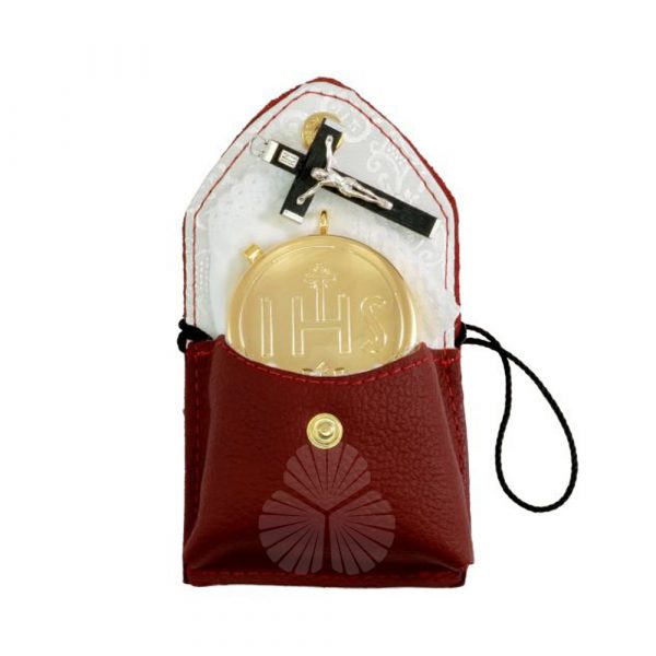 estuche portaviático rojo