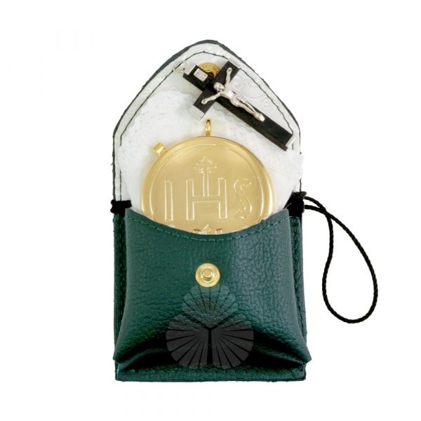 estuche portaviático verde