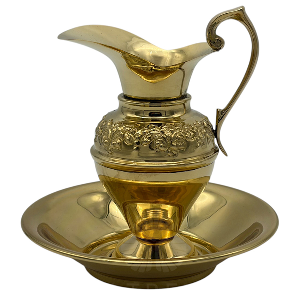 lavamanos dorado 16 cm