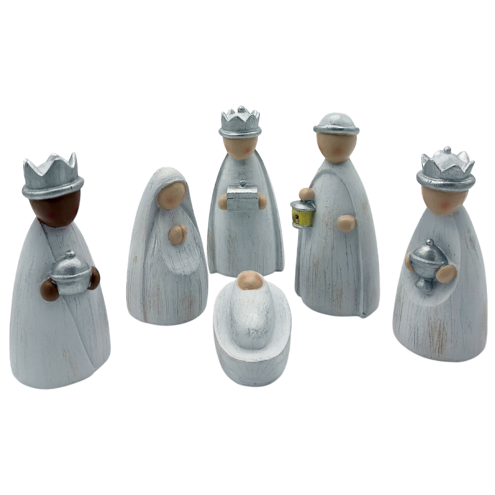 nacimiento moderno 6 piezas 13 cm
