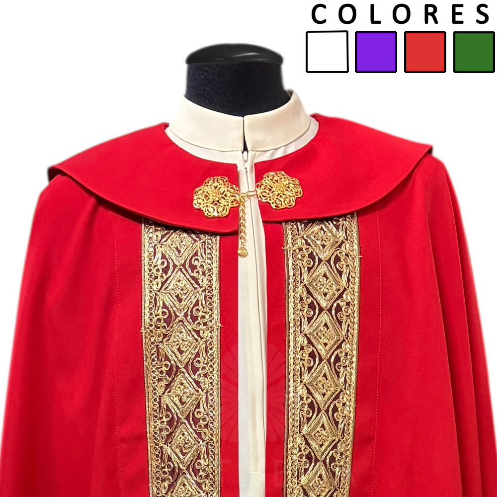 capa pluvial galones pasamanería