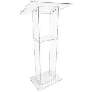 atril de pie de metacrilato