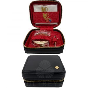 estuche portaviatico interior rojo