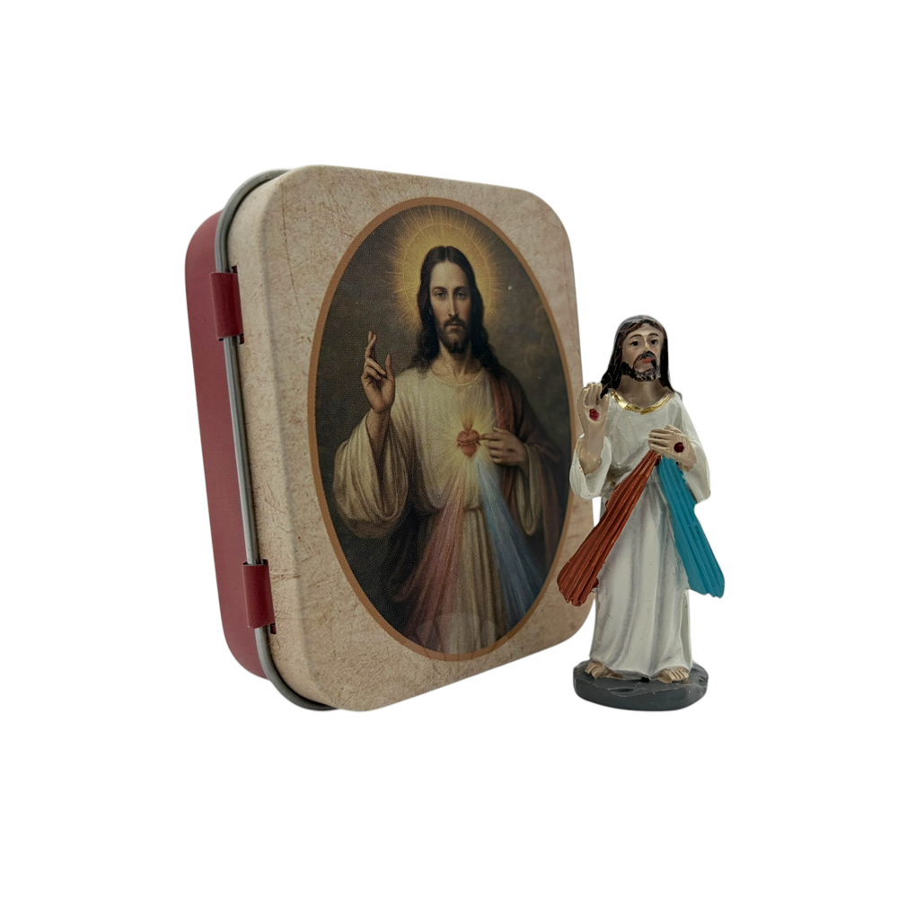 divina misericordia caja metal
