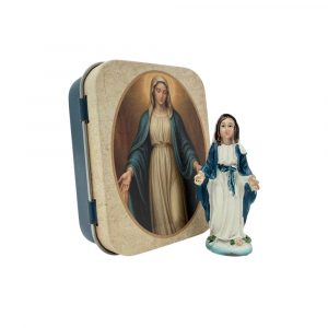 milagrosa caja metal