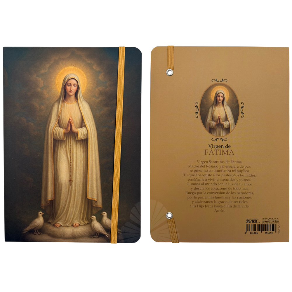 libreta virgen de fatima
