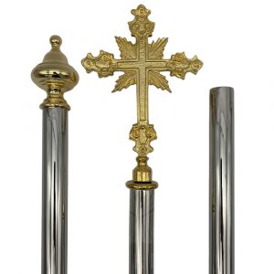 varas de estandarte cruz
