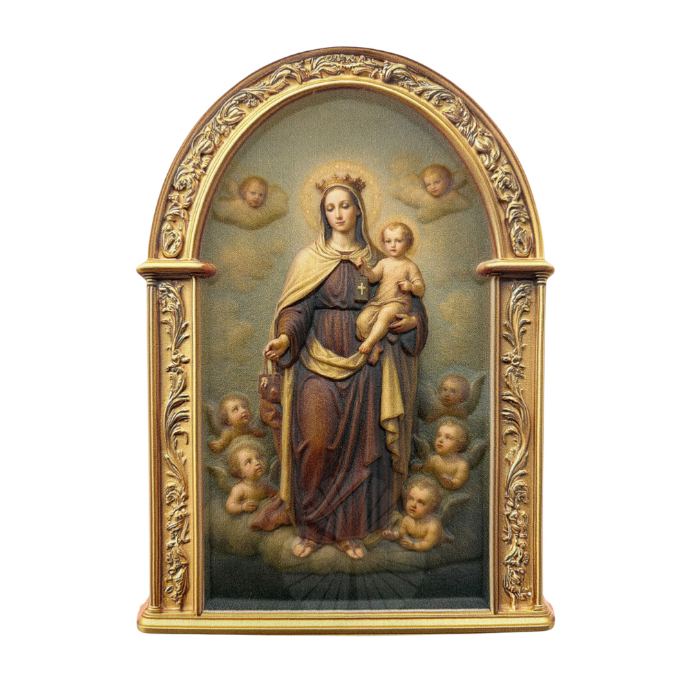 cuadro 3d virgen del carmen