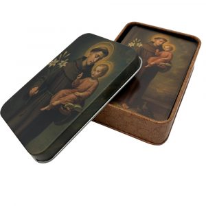 caja con 60 estampitas san antonio de padua