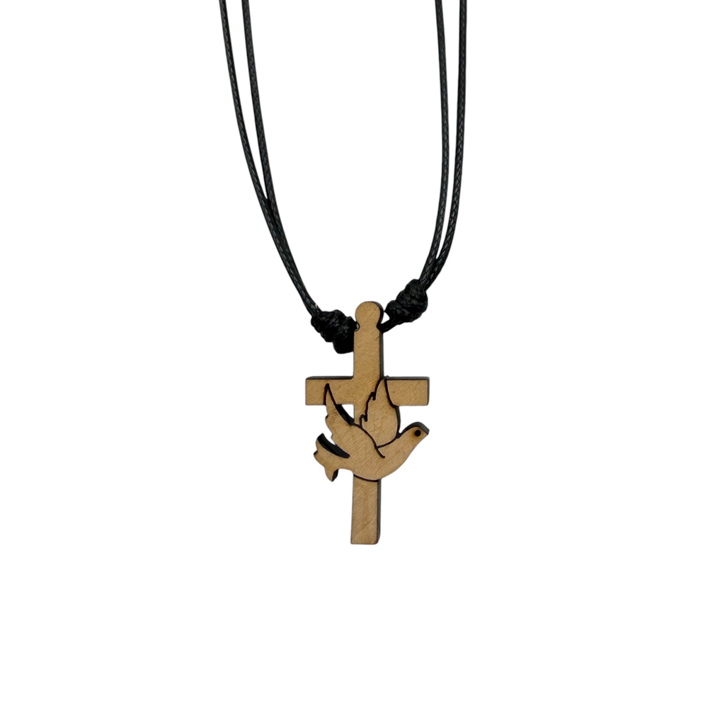 colgante cruz espiritu santo