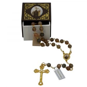 rosario con caja virgen del carmen