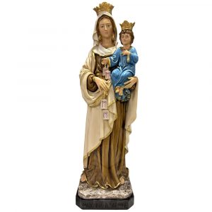 virgen del carmen 80 cm