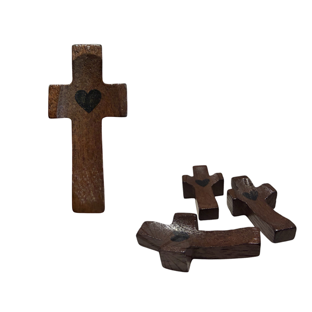cruz de pulgar de madera