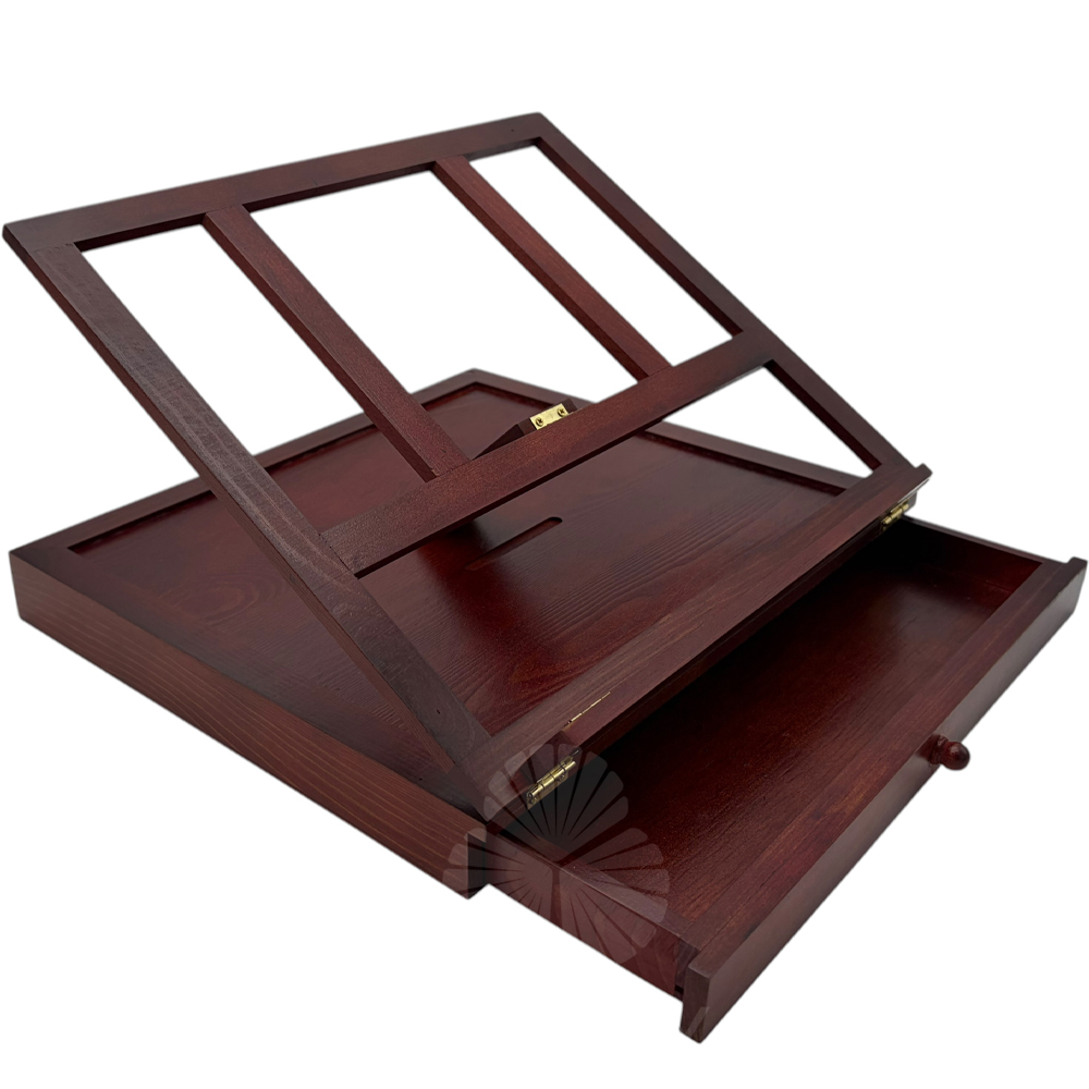 atril madera cajon