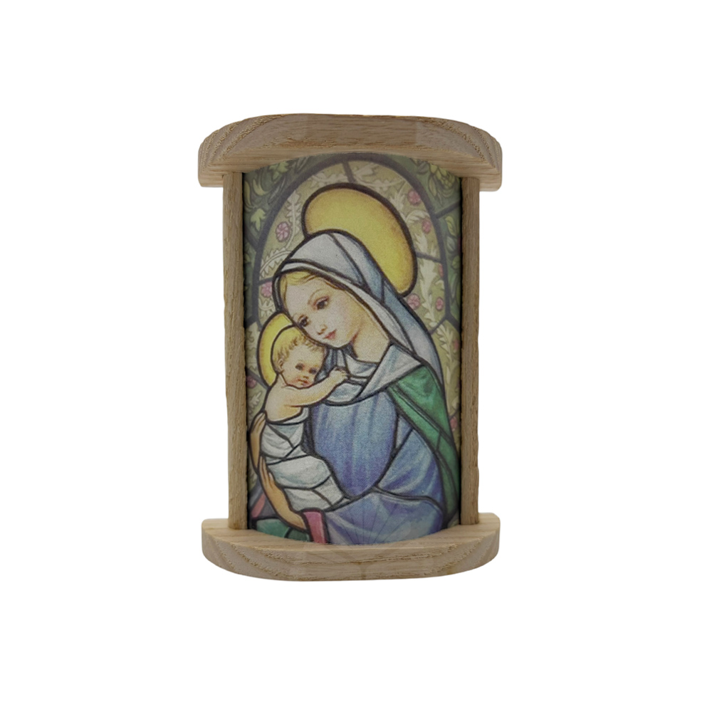 cuadrito virgen con niño